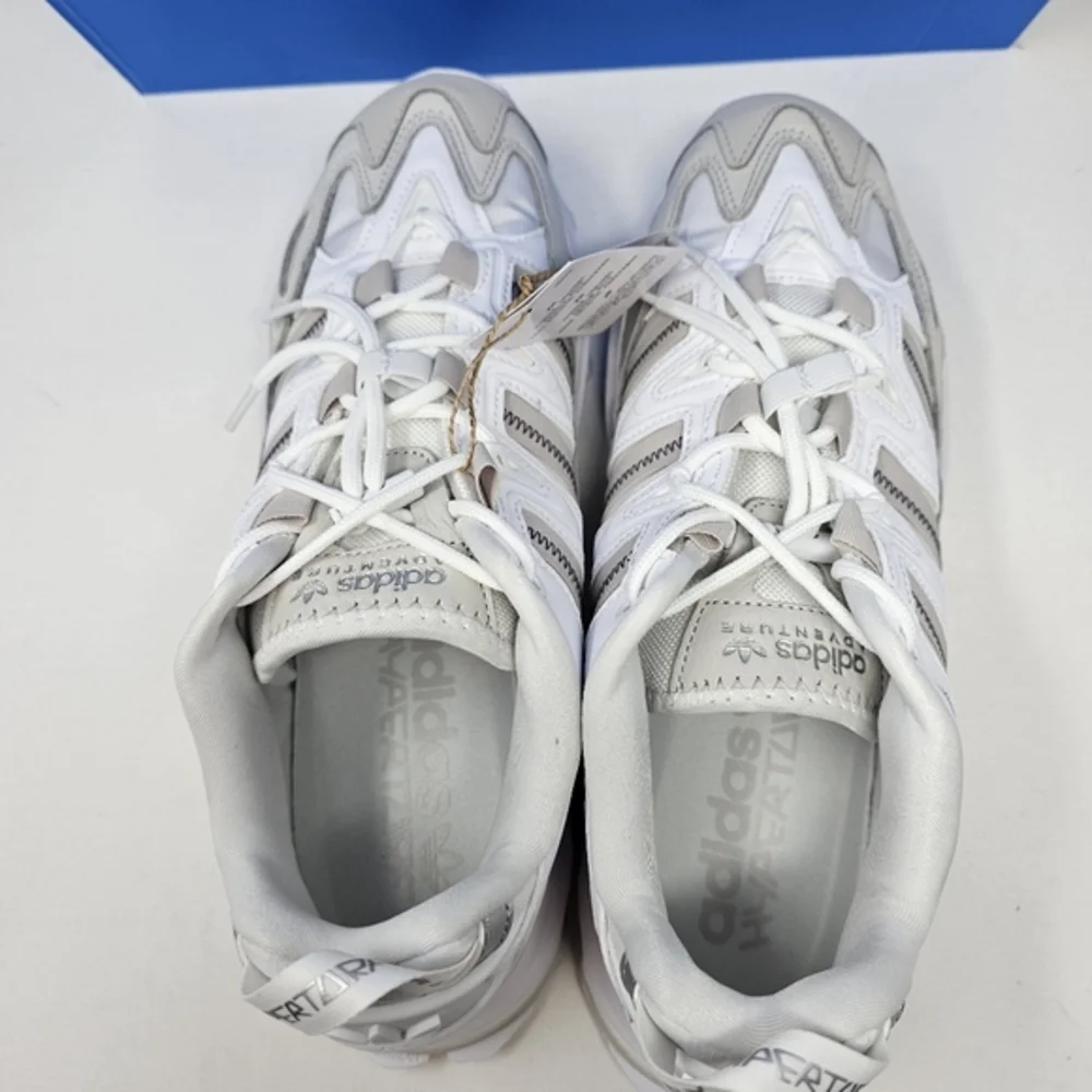 New Adidas Originals Hyperturf Nubuck Cloud‎ White Shoes Men's Size 11 GY9410.